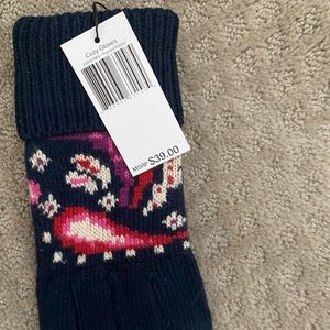 Vera Bradley holiday owls womens gloves